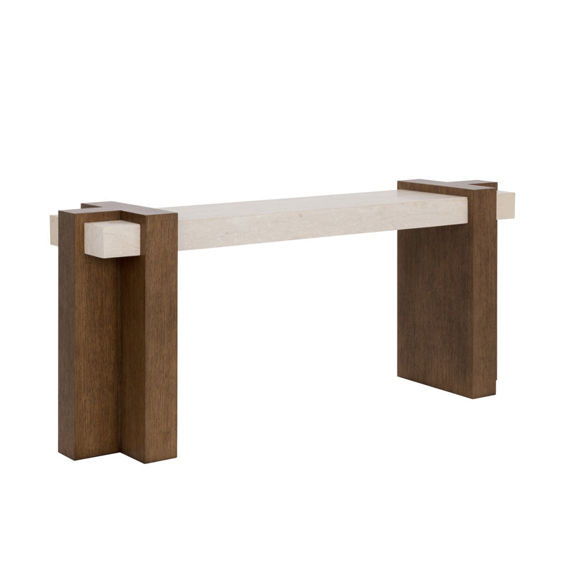 Minerva 73.25 in. Marble Console Table
