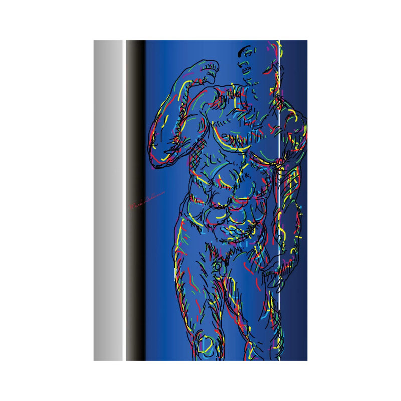 The Modern Man by Mark Ashkenazi - Wrapped Canvas Gallery-Wrapped Canvas Giclée, 20.32 cm H x 30.48 cm W