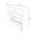 2 Flip Drawers Shoe Storage For Hallway - Red, , Space Saving Organizer Cabinet Entryway, Saving,-2000607820