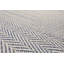Tapis oriental ivoire tissé à la main multicolore tissé à plat contemporain-961681232