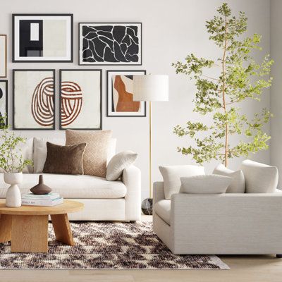 Chaise et demi rembourrée Remy