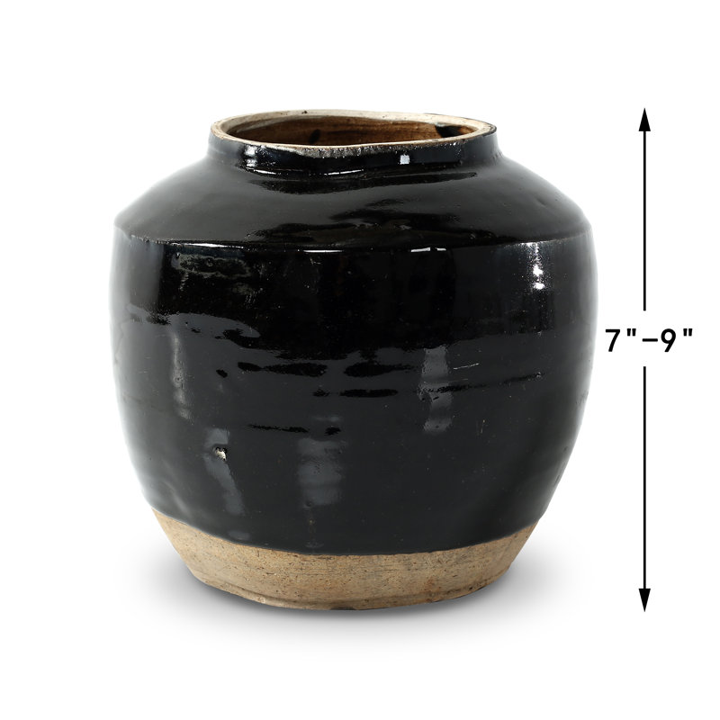 Kempinski Ceramic Planter, 8" H x 8" W x 8" D
