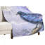 Jeté en flanelle de luxe Blue Wisteria-134404993