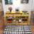 Farmhouse Sideboard With 3 Drawers & 4 Doors,59.1" Multi-Functional Storage Buffet With Adjustable Shelf And Open Storage Compartments,Natural-705939532