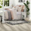Elegant 9-piece Cotton Comforter Bedding Set, Blush Farmhouse Style For Home
