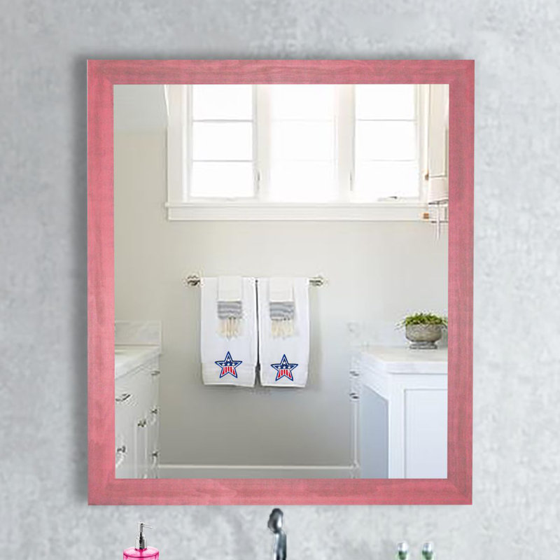 Miroir pleine grandeur rétro moderne et contemporain, H 17,5 po x l 17,5 po