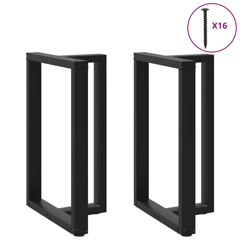 Ayzen Table Leg, 60 x 35 x (90-91) cm, Black