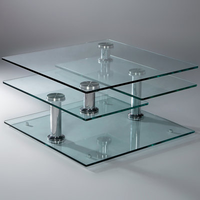Tauranac Glass Top Coffee Table