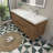 Single Bathroom Vanity with Acrylic Top-1374664430