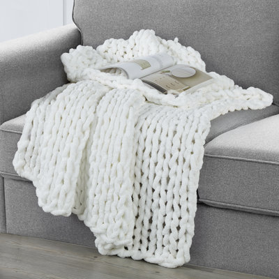 Jeté moelleux en chenille Kathy Ireland