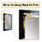 Bliss Of Happiness In Yellow And Blue IV - Abstract Collages Decorative Wall Mirror, Modern Mirror, Printed Metal Art-1354375909
