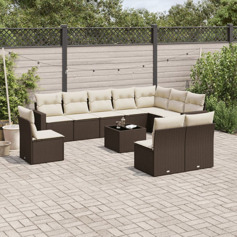 Ensemble de canapé de jardin Vidaxl