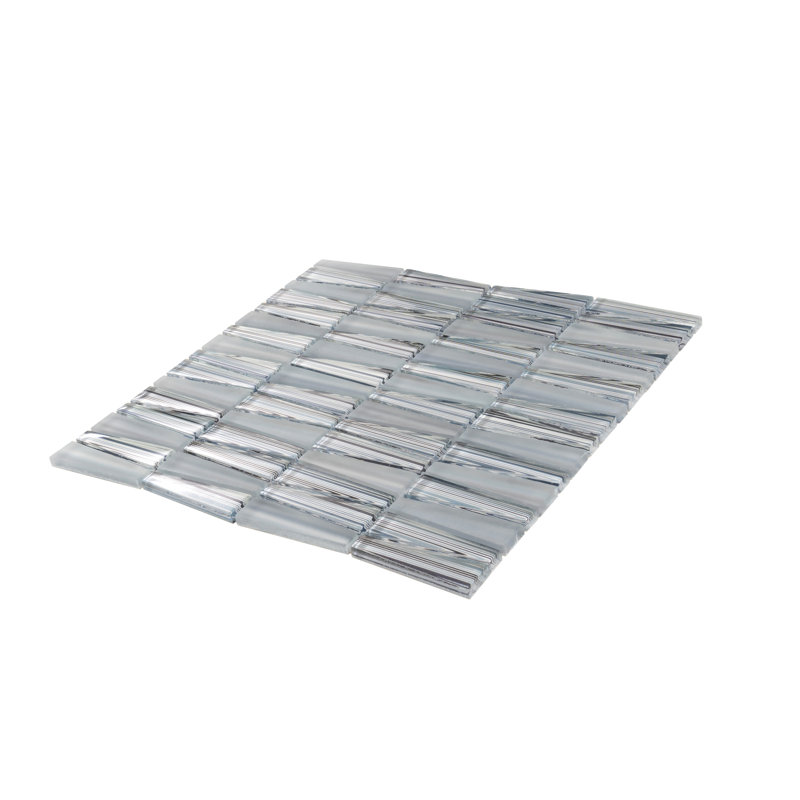 12"X12.9" Triangle Glass Mosaic Tile
