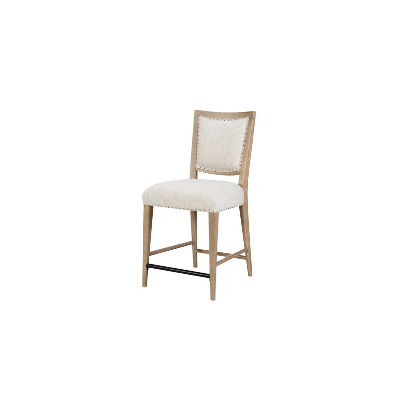 Tabouret de comptoir 2 po couleur sable - siège rembourré pour siège en bois massif + tabourets de hauteur 2 pièces, siège sable, confort intriguant,
