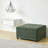 Tufted Square Storage Ottoman With Nailhead Trim, Green Upholstered Footstool For Living Room & Bedroom, Small Space Home Decor-656408088