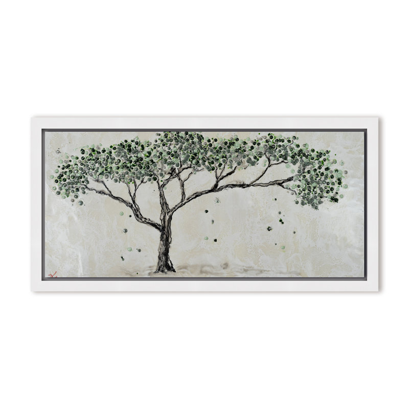 Nature Inspired "Spring's Guardian" Canvas Wall Art By , 8" H x 16" W, Framed Canvas, Brown