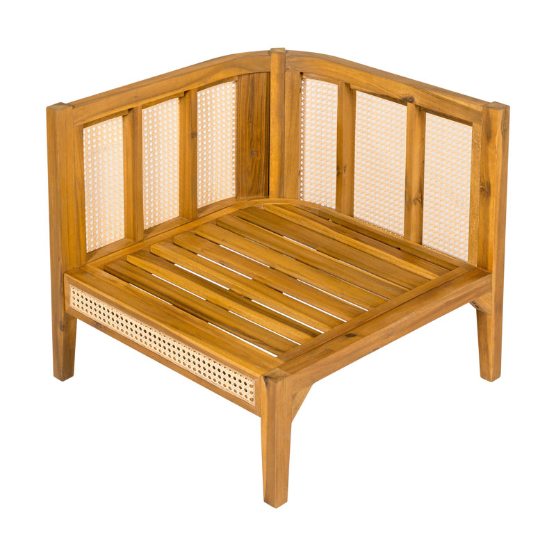 Chaise d'angle d'extérieur