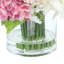 Hydrangea and Viburnum Arranged in Glass Vase