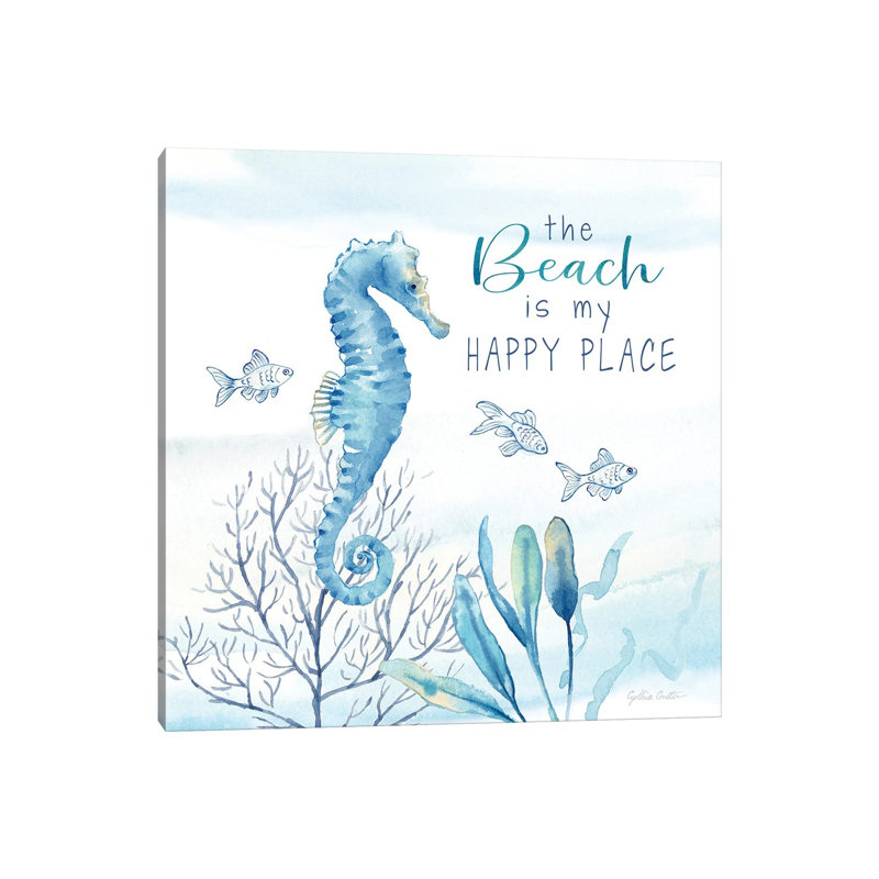 Great Blue Sea XIX by Cynthia Coulter - Wrapped Canvas Gallery-Wrapped Canvas Giclée, 45.72 cm H x 45.72 cm W