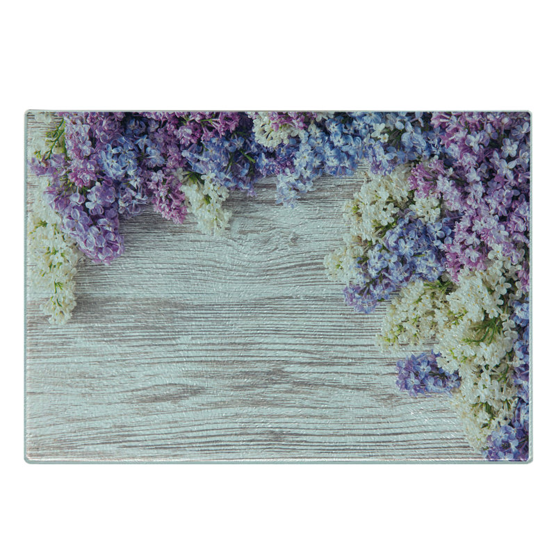 Planche à découper en verre trempé Ambesonne