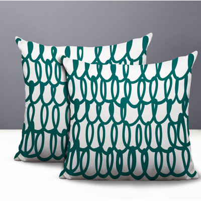 Iva Scribbles 2 Sets Indoor/Outdoor Reversible Pillow
