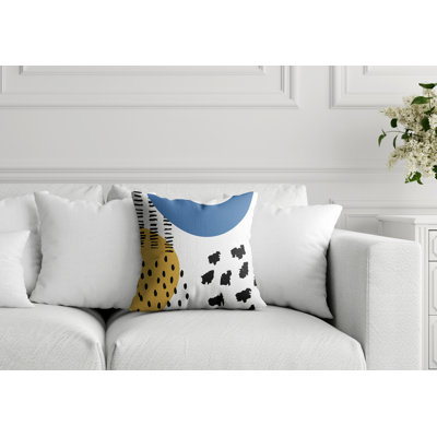 Housse de coussin d'intérieur de style Mid-Century Norma d'inspiration scandinave.