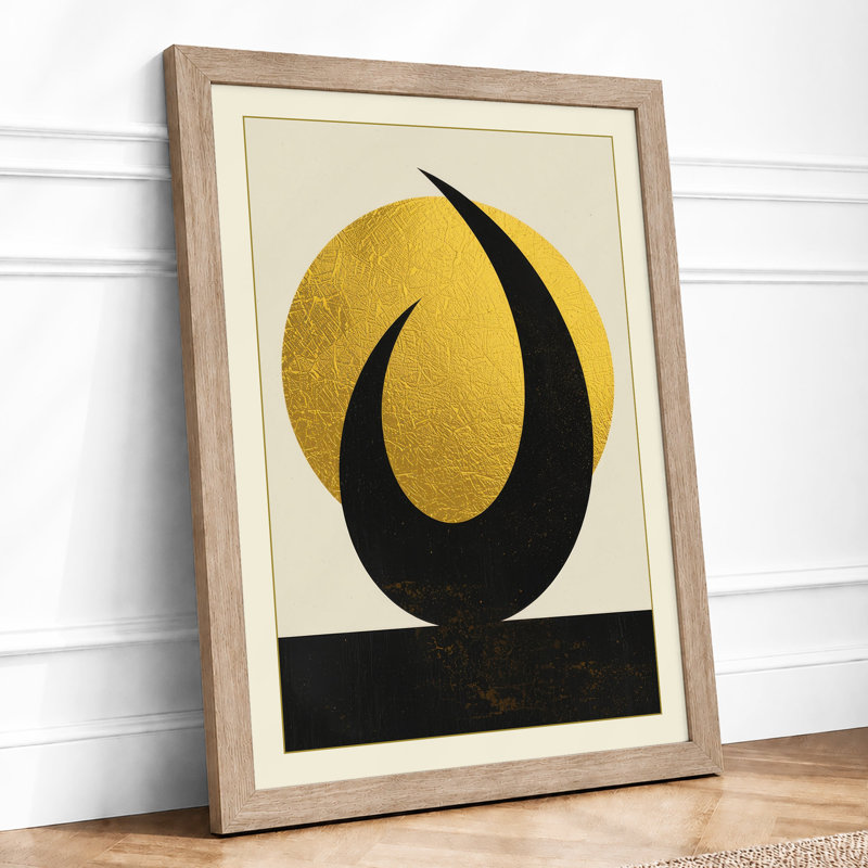 Golden Form Minimalist - Print, Oak, A3 - 42.0 x 29.7 cm