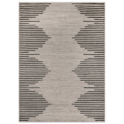Tapis crème / noir Damarcus