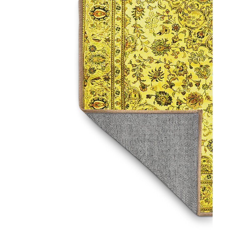 Tapis traditionnels jaunes Traditional 3900, Rectangle 6 pi x 9 pi