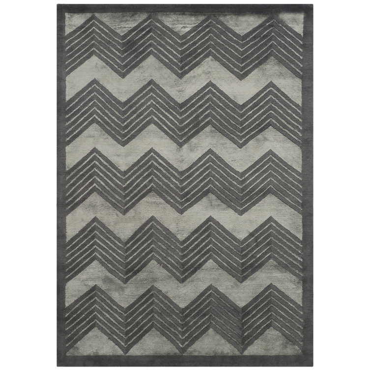 Ralph Lauren Monroe Chevron Wool, Viscose Chevron Rug