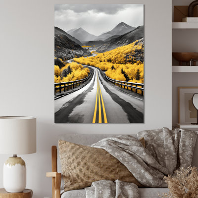 Bahnu " Road Through Yellow Prairies II "