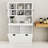 Tall Bathroom Cabinet With 2 Adjustable Shelves
