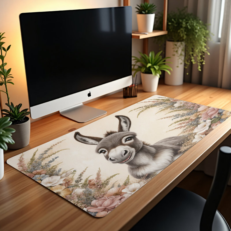 Polyester Desk Pad, 31.5x15.5