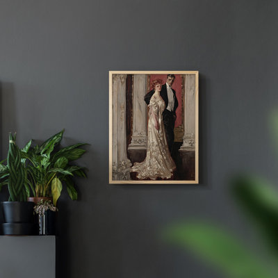 "Vintage Portrait XC III" sur papier
