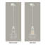 Lopez 1 - Light White Geometric Pendant
