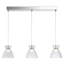 3 - Light Chrome LED Kitchen Island Pendant-1222149395