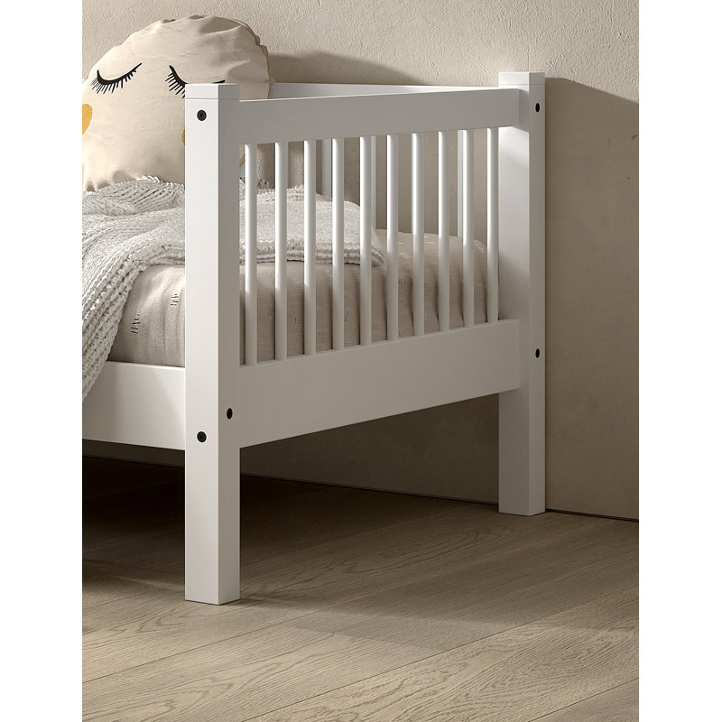 FORREST Buche bunk bed with LF 90x200 cm, incl. slatted frame, solid white beech
