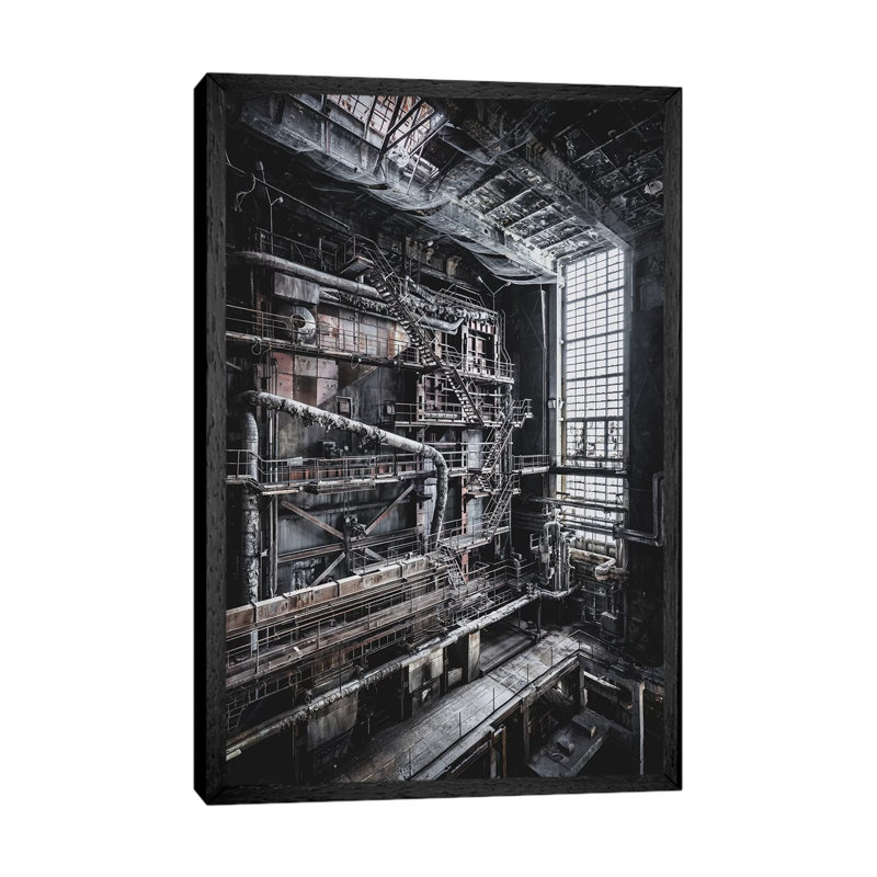 Blade Runner by Simon Yeung - Print on Canvas, Black Floater Framed, 101.6 cm H x 66.04 cm W