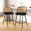 Tabouret de bar et de comptoir rembourré Cane-382988428-382988430-400685741