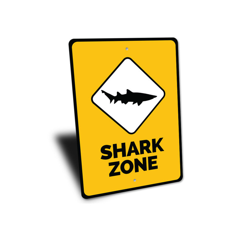 Panneau de requin, H 18 po x l 12 po x P 0,06 po