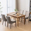 Meubles, chaise de salle à manger d'appoint ultra, chaises en tissu épaissi avec tons neutres-413482599
