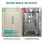48'' W x 76'' H Single Sliding Frameless Shower Door with 5/16" Tempered Glass-113571187