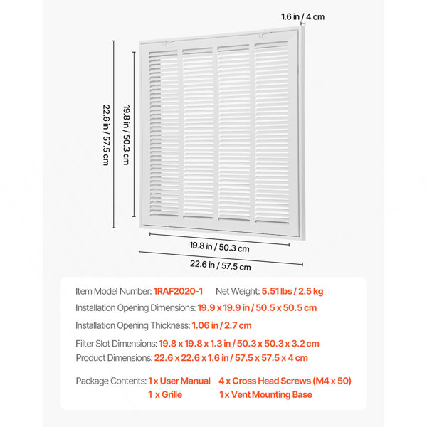 Dimensions du produit