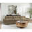 Lucca 117" Tufted Upholstered Sofa
