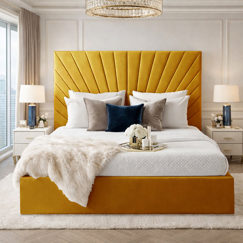 Bed, Kingsize (5'), Turmeric