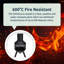 Convex Iron Wood Pellets Smokeless Chimnea