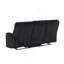 Canapé inclinable Lucie G00250A-RS, noir