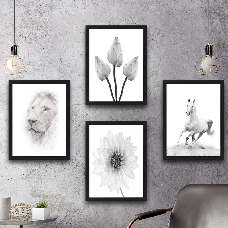 Anonymous - 4 Piece Single Picture Frame Print