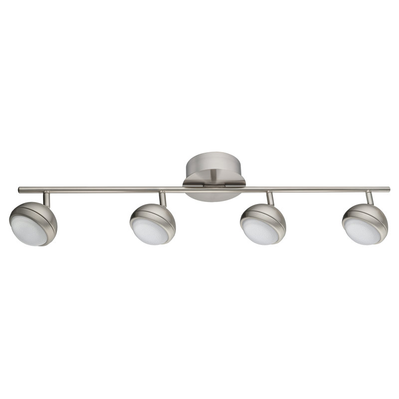 Aleida 23.78'' 4 -Light Fixed Track Track Kit with Dimmable and Adjustable Head
