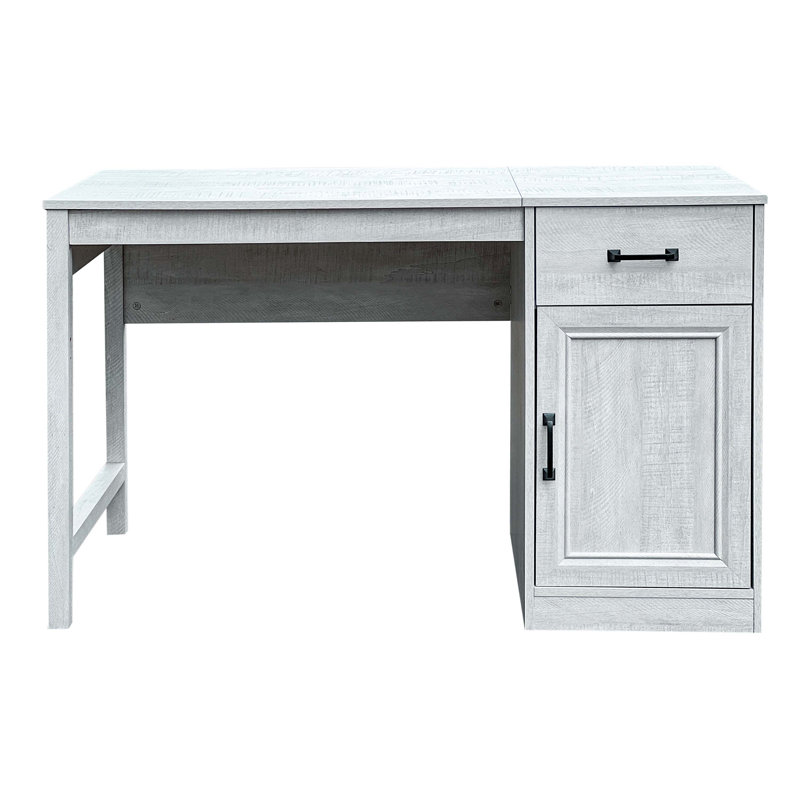 Hitchin 2 Piece Writing Desk Office Set, Light Gray